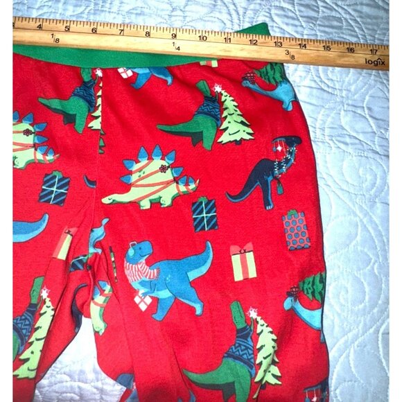 Wondershop Womens Dinosaur Christmas Pajama Set Red & Green Size Small - Picture 10 of 12